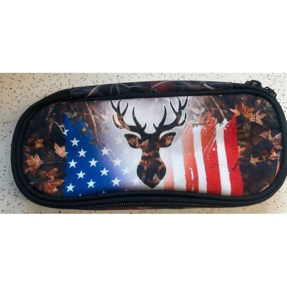 Americana/deer pencil case